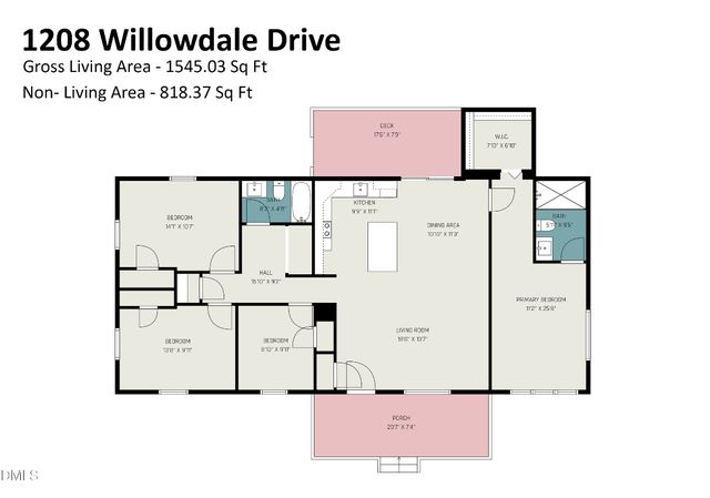 1208 Willowdale Drive, Durham, NC 27707