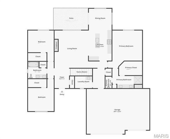 2947 Bluff Ridge Court, Maryville, IL 62062