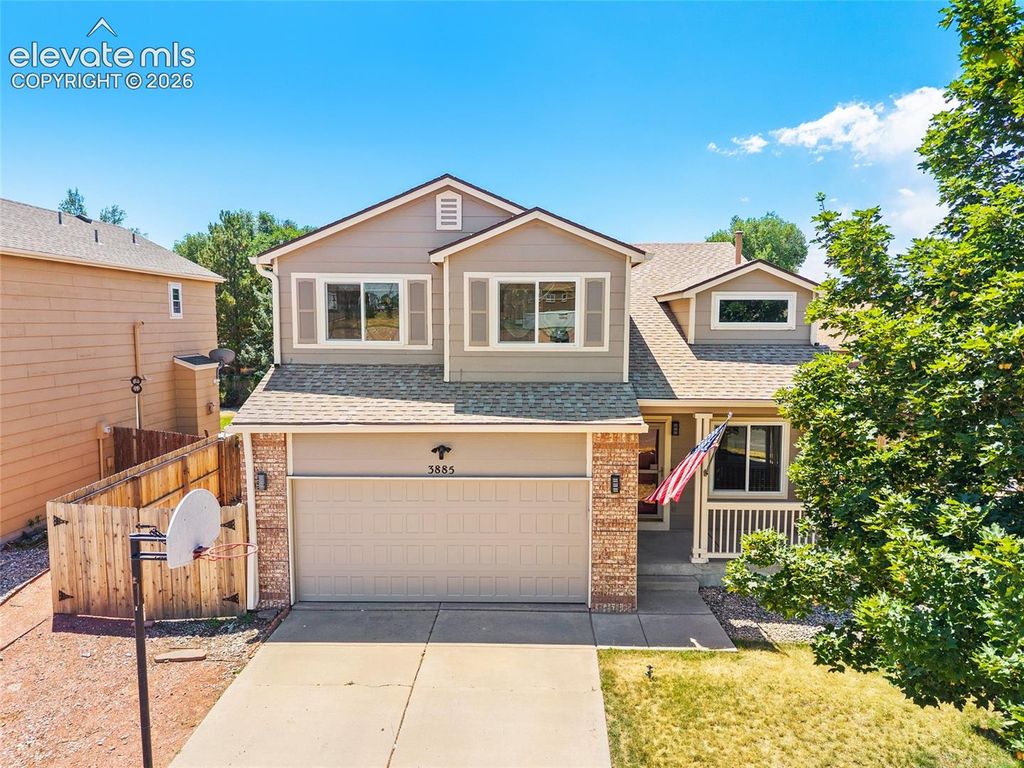 3885 Pony Tracks Drive, Colorado Springs, CO 80922 — exterior