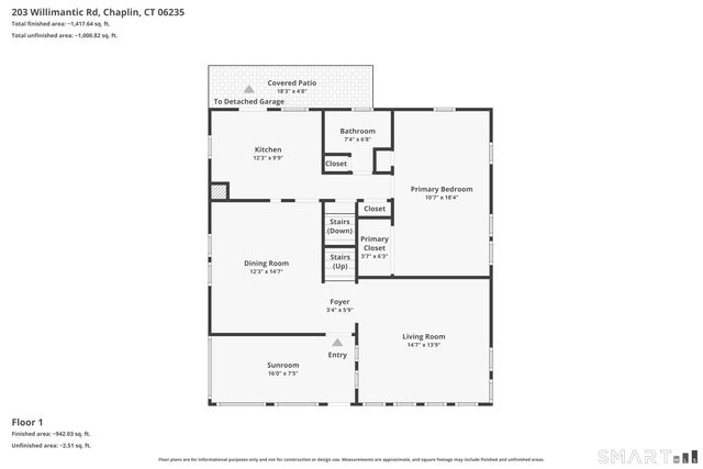 203 Willimantic Road, Chaplin, CT 06235