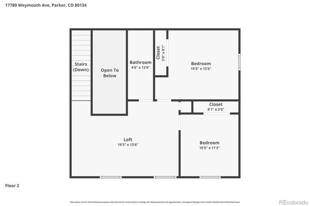 17780 Weymouth Avenue, Parker, CO 80134