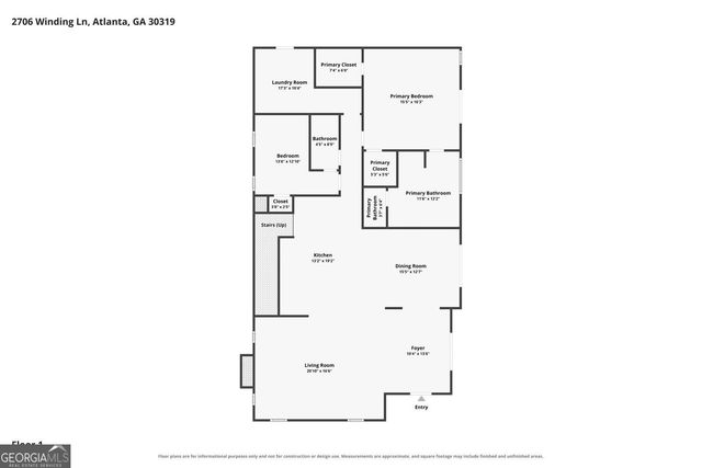 2706 Winding Lane NE, Brookhaven, GA 30319