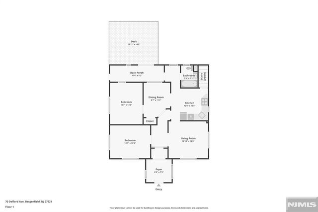 70 Delford Avenue, Bergenfield, NJ 07621