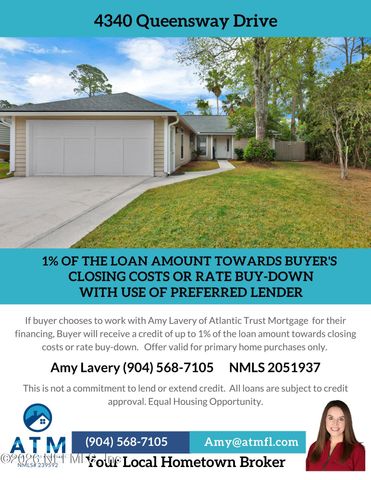 4340 QUEENSWAY Drive, Jacksonville, FL 32257