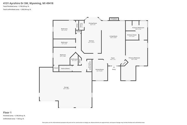 4131 Ayrshire Drive Sw, City Of Wyoming, MI 49418