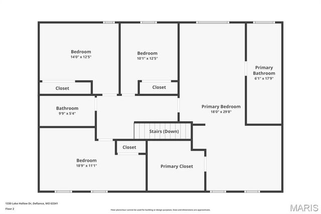 1330 Lake Hollow Drive, Defiance, MO 63341