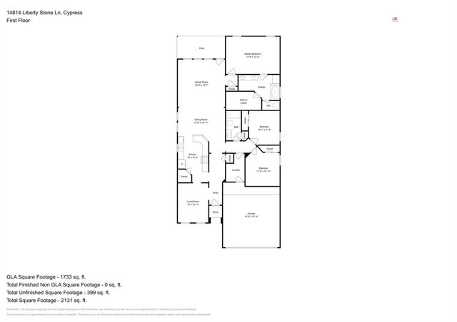 14814 Liberty Stone Lane, Cypress, TX 77429
