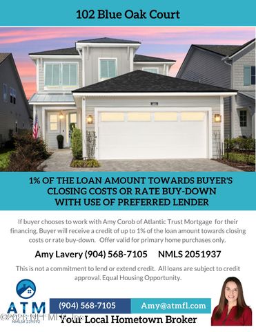 102 BLUE OAK Court, Ponte Vedra, FL 32081