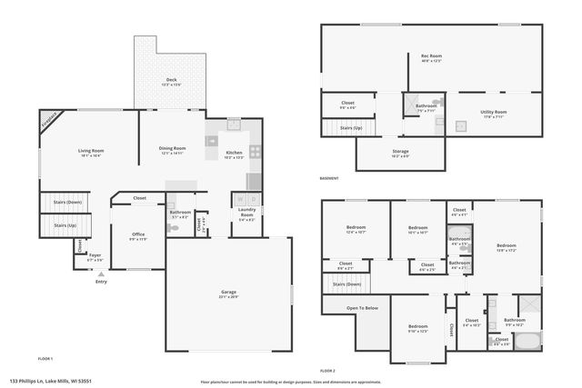 133 Phillips LANE, Lake Mills, WI 53551