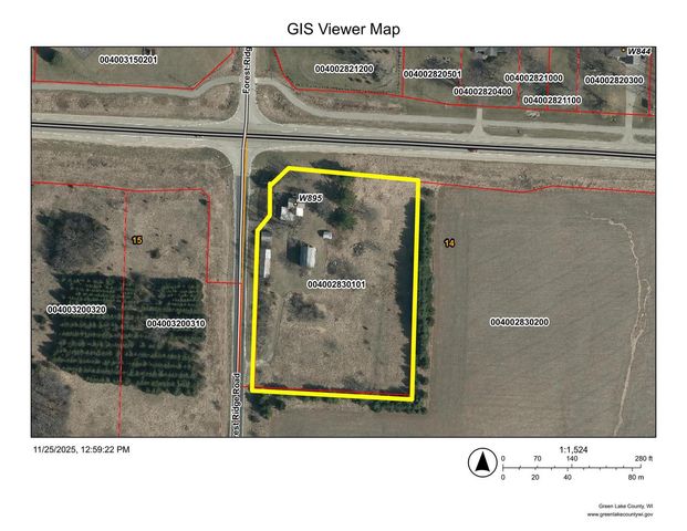 W895 State Road 23 and 49 Road, Green Lake, WI 54941