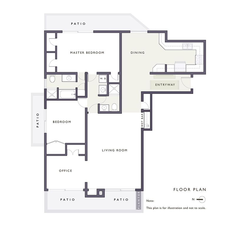 Image 3 of property listing at 440 Veteran Avenue 101, Westwood Century City, CA 90024