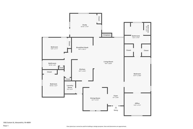 1502 Sutton Street, Alexandria, IN 46001