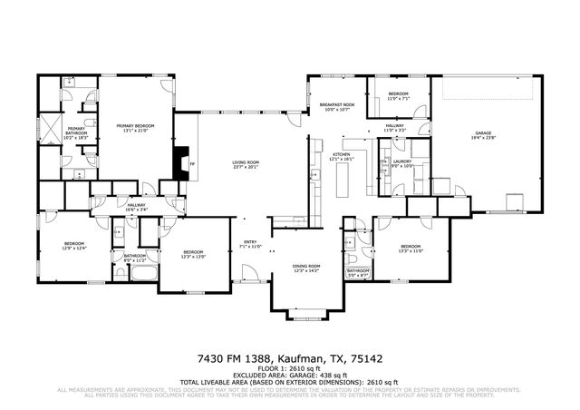 7430 Fm 1388, Kaufman, TX 75142