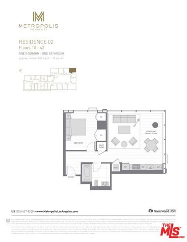 877 Francisco Street 1002, Los Angeles, CA 90017