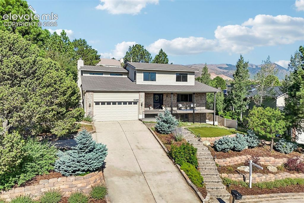 5368 W Cliff Point Circle, Colorado Springs, CO 80919 — exterior