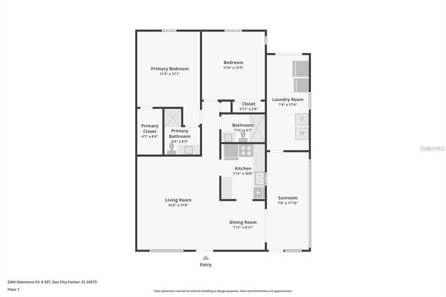 2304 GLENMORE CIRCLE 327, Sun City Center, FL 33573