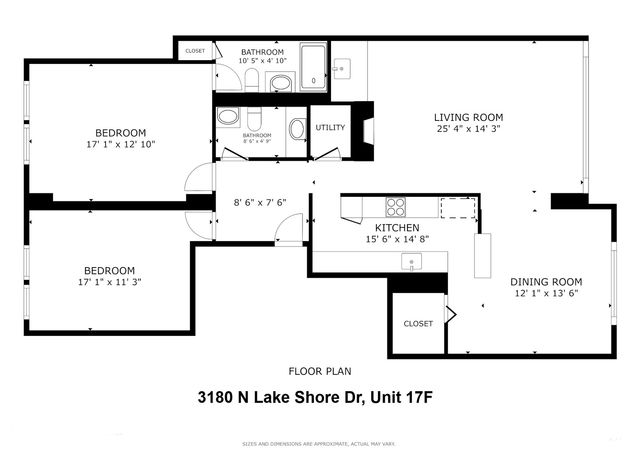3180 N Lake Shore Drive 17F, Chicago, IL 60657