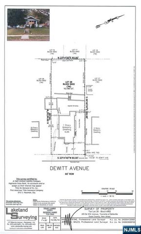 205 Dewitt Avenue, Belleville, NJ 07109