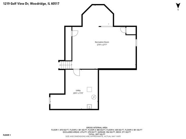 1219 Golf View Drive, Woodridge, IL 60517