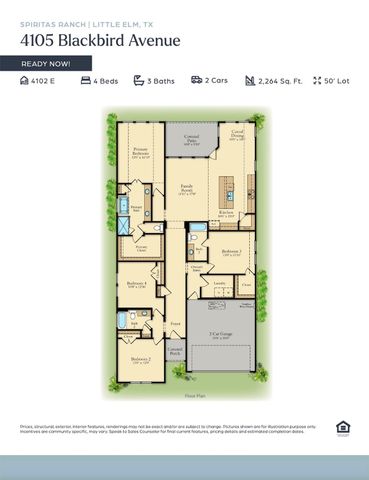 4105 Blackbird Avenue, Little Elm, TX 75068