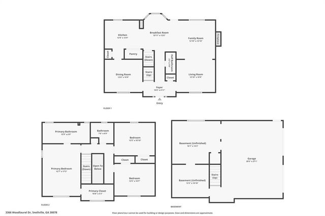 3366 Woodlaurel Drive, Snellville, GA 30078