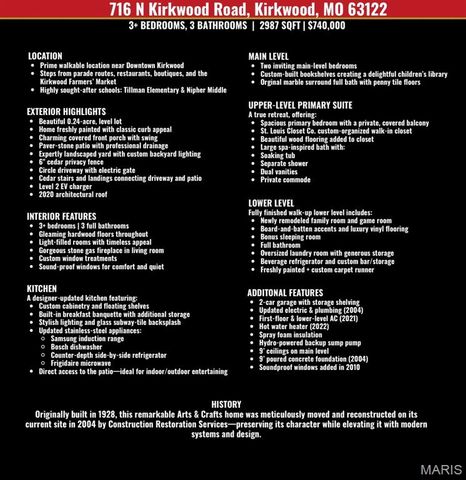 716 N Kirkwood Road, Kirkwood, MO 63122