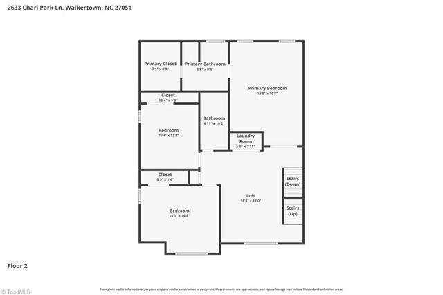 2633 Chari Park Lane, Walkertown, NC 27051