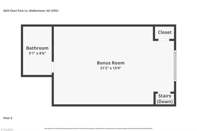 2633 Chari Park Lane, Walkertown, NC 27051