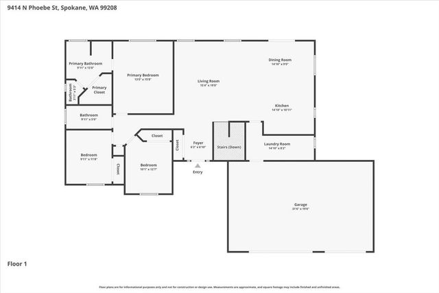 9414 N Phoebe Dr, Spokane, WA 99208