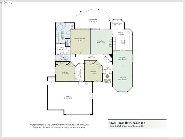 6526 HOGAN Dr N, Keizer, OR 97303