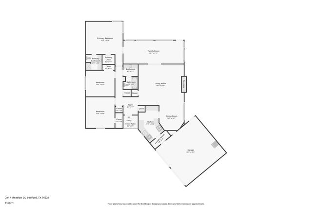 2417 Meadow Court, Bedford, TX 76021