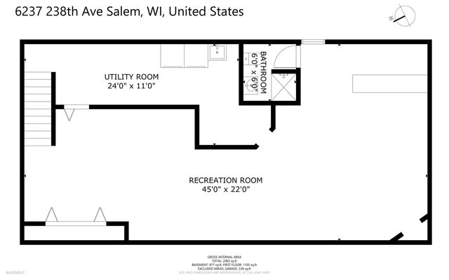 6237 238th AVENUE, Salem, WI 53168