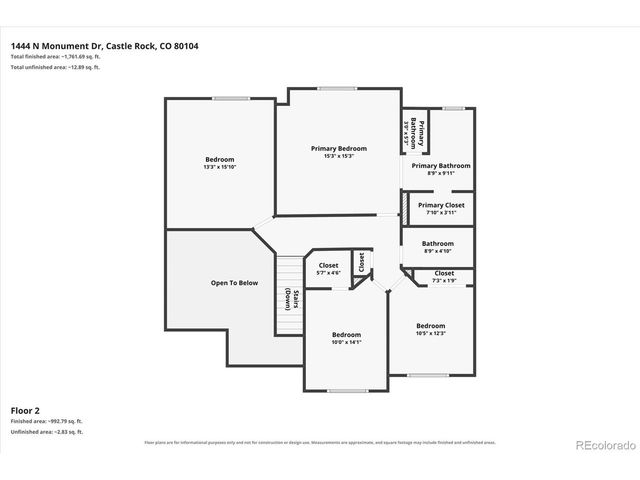 1444 N Monument Dr, Castle Rock, CO 80104