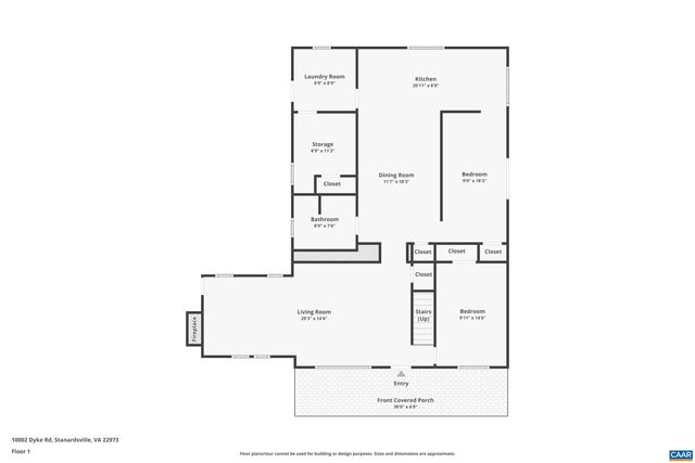 10002 DYKE RD, Stanardsville, VA 22973