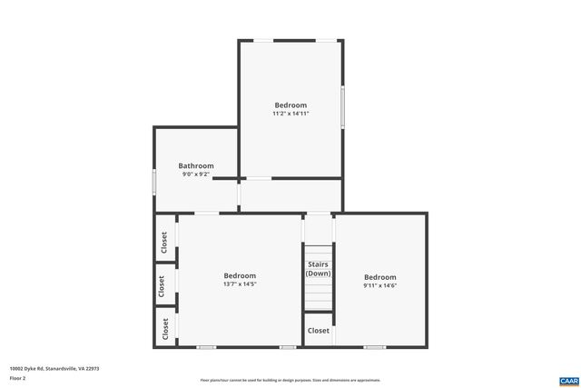 10002 DYKE RD, Stanardsville, VA 22973