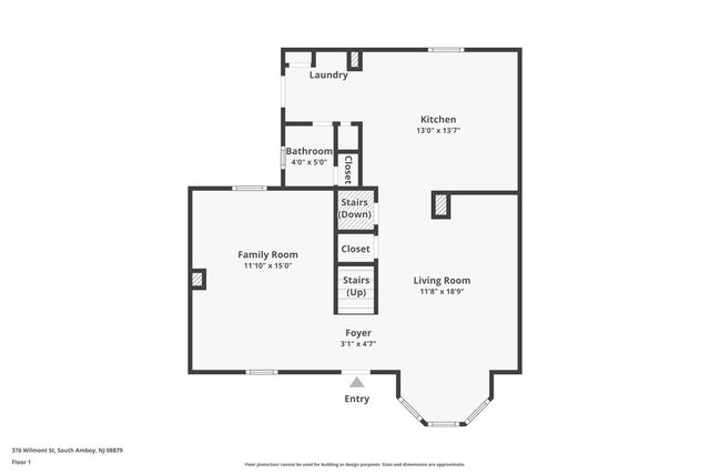 376 Wilmont Street, South Amboy, NJ 08879