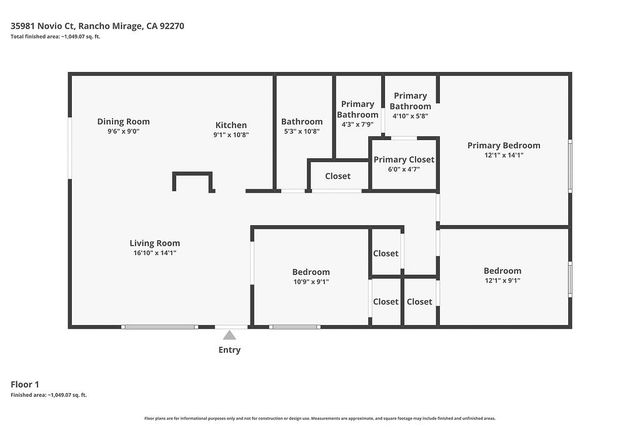 35981 Novio Court, Rancho Mirage, CA 92270