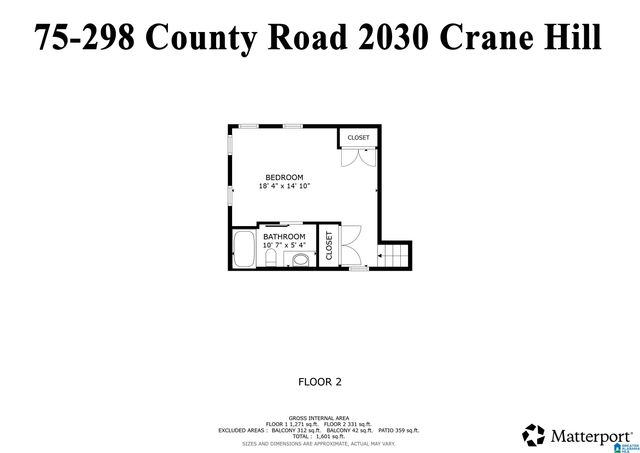 298 COUNTY ROAD 2030, Crane Hill, AL 35053