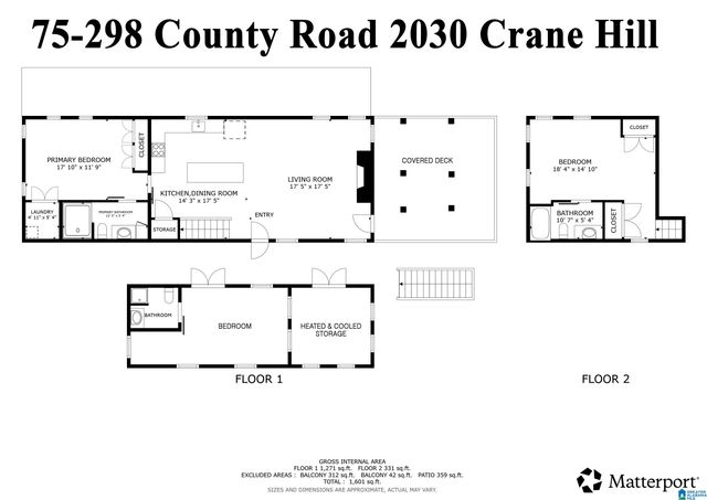 298 COUNTY ROAD 2030, Crane Hill, AL 35053