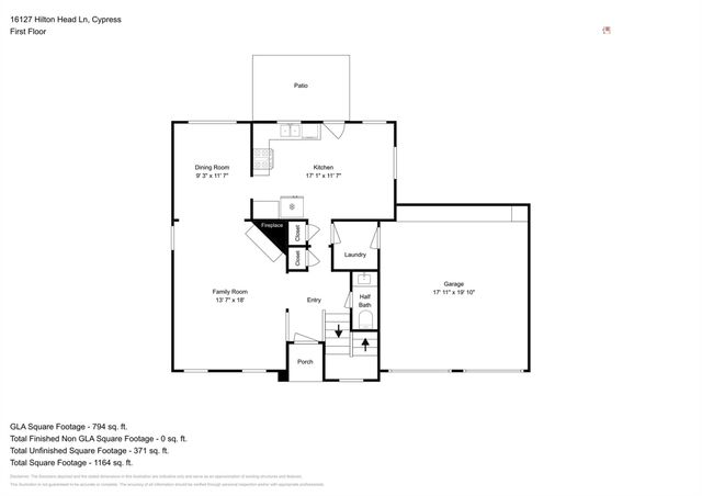 16127 Hilton Head Lane, Cypress, TX 77429