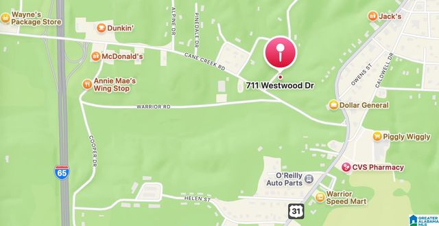 711 WESTWOOD DRIVE, Warrior, AL 35180