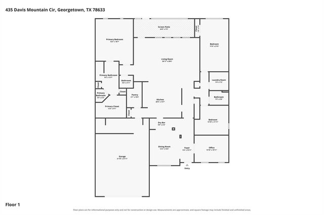 435 Davis Mountain CIR, Georgetown, TX 78633