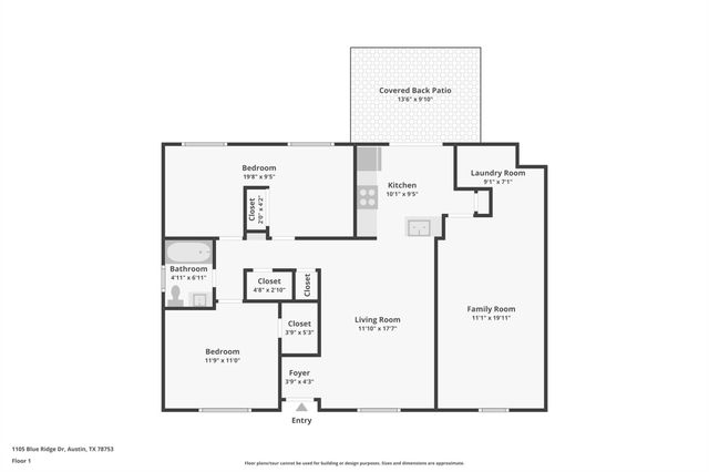 1105 Blue Ridge DR, Austin, TX 78753