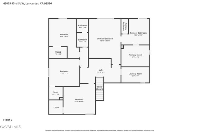 45025 W 43rd Street, Lancaster, CA 93536