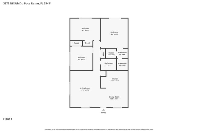 3370 NE 5th Drive, Boca Raton, FL 33431