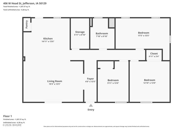 406 W Head Street, Jefferson, IA 50129