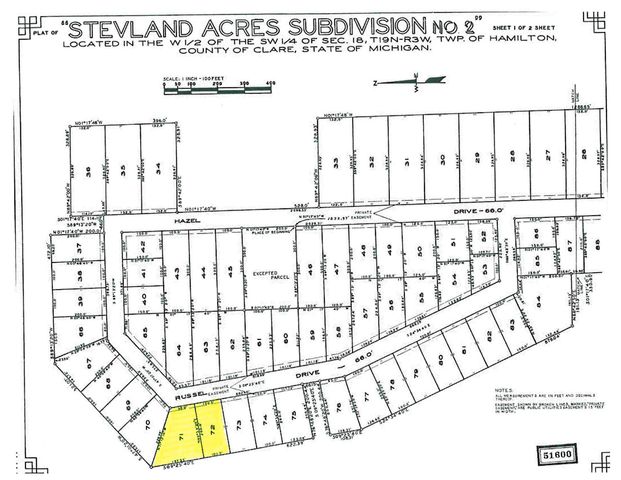 3331 Russell Drive, Harrison, MI 48625