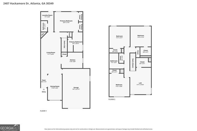 2407 Hackamore Drive, South Fulton, GA 30349