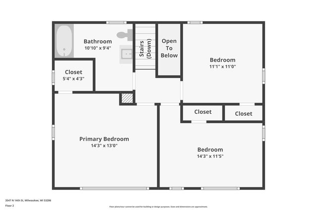 3547 14th STREET, Milwaukee, WI 53206