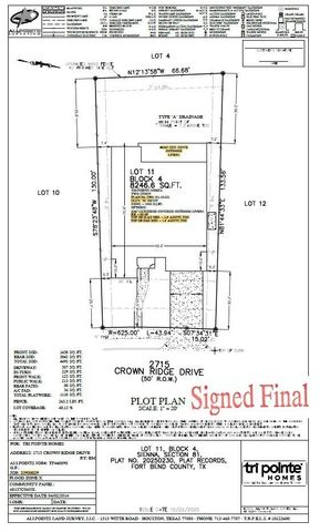 2715 Crown Ridge Drive, Missouri City, TX 77459
